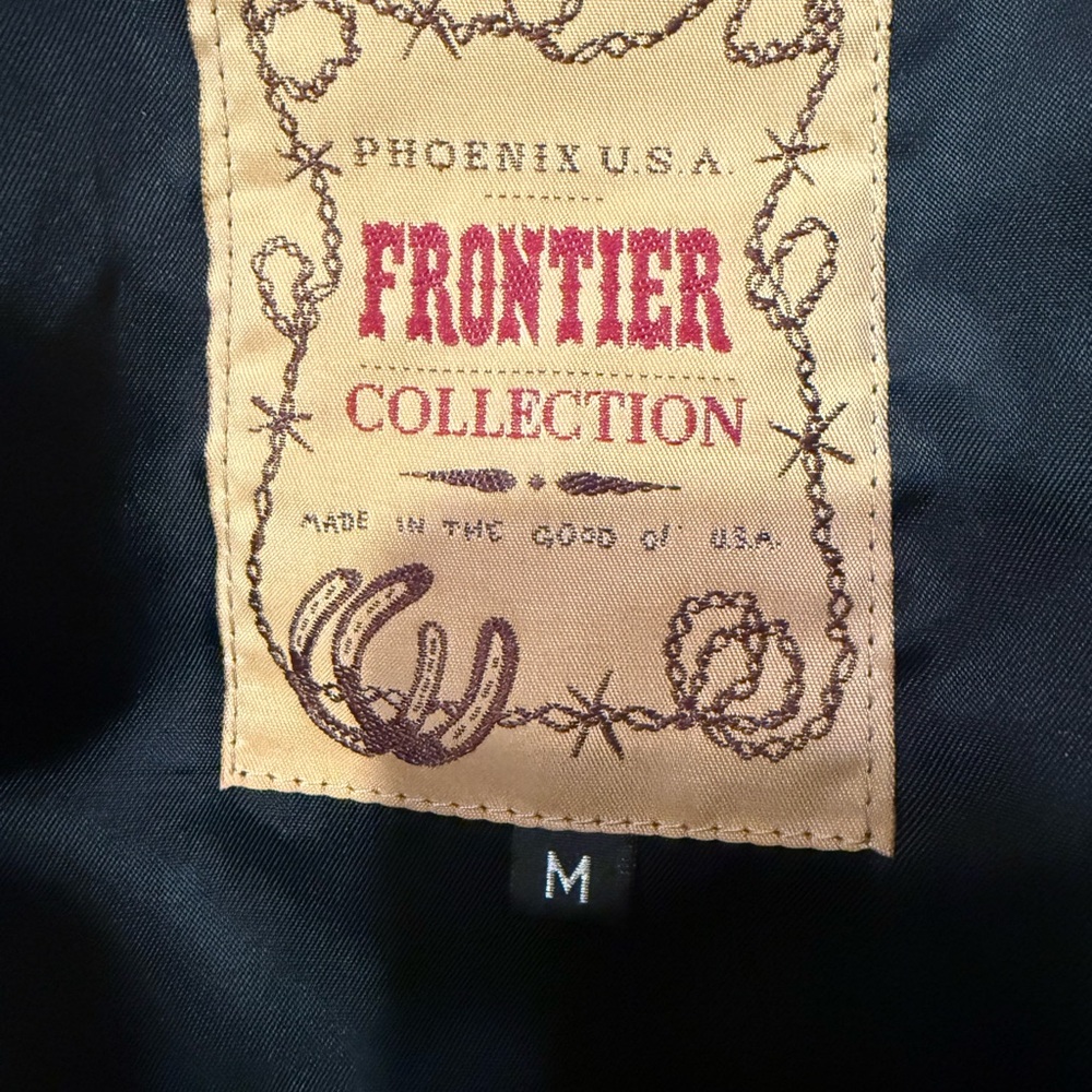 Women's Red Frontier Collection Leather Jacket - Picture 7 of 8